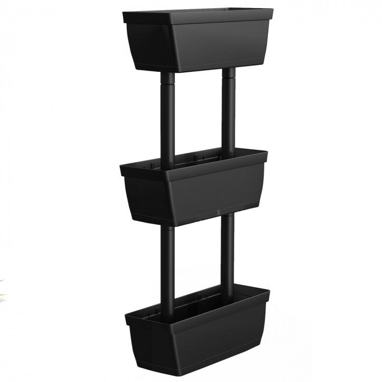 3-Tier Vertical Garden Planter Box for Outdoor Patio