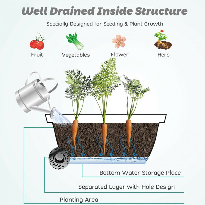 3-Tier Vertical Garden Planter Box for Outdoor Patio