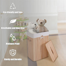 Charger l&#39;image dans la galerie, Costway 19-Gallon Rectangular Bamboo Laundry Basket
