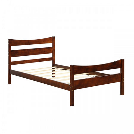 Minimalist Bed Frame with Headboard, Footboard, and Under-Bed Storage