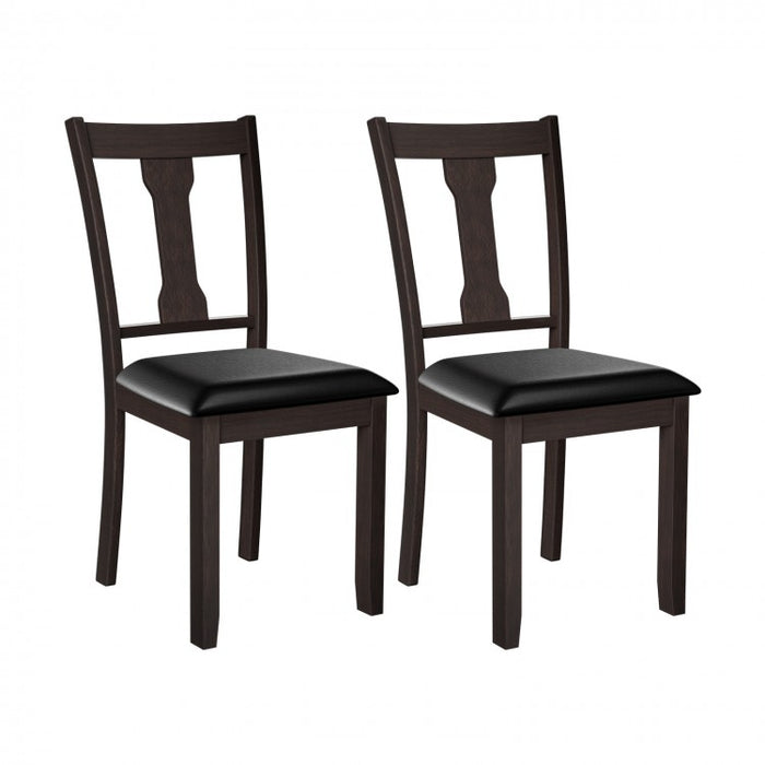 Mid-Century Vintage 2-Piece Dining Chair Set with Cushions - Suitable for Kitchen, Dining Room, and Cafe
