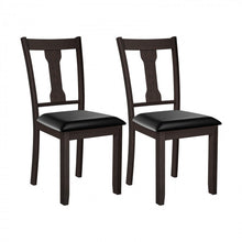 Load image into Gallery viewer, Mid-Century Vintage 2-Piece Dining Chair Set with Cushions - Suitable for Kitchen, Dining Room, and Cafe

