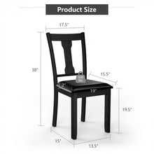 Load image into Gallery viewer, Mid-Century Vintage 2-Piece Dining Chair Set with Cushions - Suitable for Kitchen, Dining Room, and Cafe
