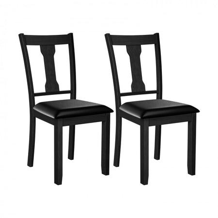 Mid-Century Vintage 2-Piece Dining Chair Set with Cushions - Suitable for Kitchen, Dining Room, and Cafe