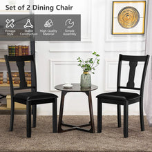 Load image into Gallery viewer, Mid-Century Vintage 2-Piece Dining Chair Set with Cushions - Suitable for Kitchen, Dining Room, and Cafe
