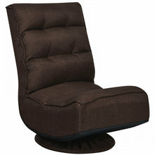 Load image into Gallery viewer, 360-Degree Swivel Folding Chair with Adjustable Backrest

