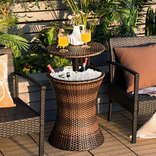 Load image into Gallery viewer, Costway Adjustable Height Crate and Barrel Bar Cabinet Cooler - Suitable for Patio, Backyard, and Parties
