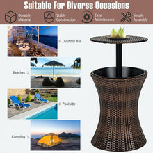 Load image into Gallery viewer, Costway Adjustable Height Crate and Barrel Bar Cabinet Cooler - Suitable for Patio, Backyard, and Parties
