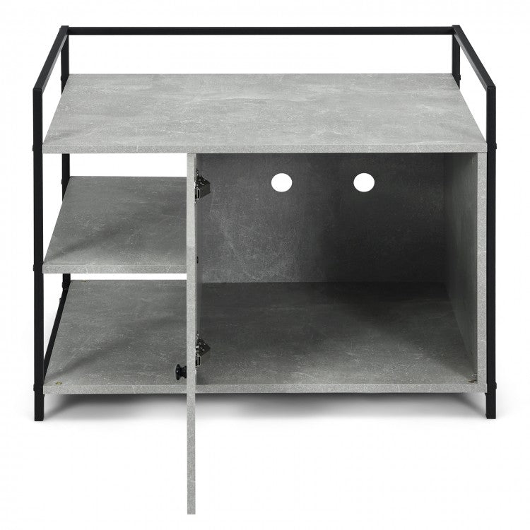 Industrial Style Litter Furniture Cabinet with Storage Shelves