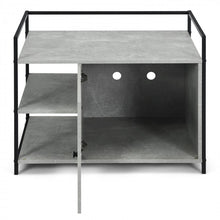 Load image into Gallery viewer, Industrial Style Litter Furniture Cabinet with Storage Shelves
