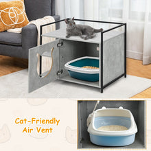 Load image into Gallery viewer, Industrial Style Litter Furniture Cabinet with Storage Shelves
