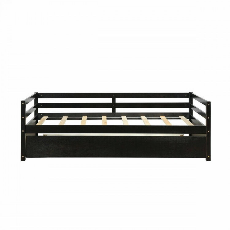 Modern Multifunctional Loveseat Sofa Bed with Pullout Bottom Bed