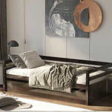 Load image into Gallery viewer, Modern Multifunctional Loveseat Sofa Bed with Pullout Bottom Bed
