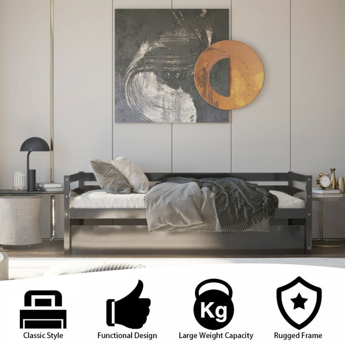 Modern Multifunctional Loveseat Sofa Bed with Pullout Bottom Bed