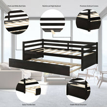 Load image into Gallery viewer, Modern Multifunctional Loveseat Sofa Bed with Pullout Bottom Bed
