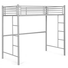 Load image into Gallery viewer, Modern Multifunctional Metal Bunk Bed with Double-Sided Ladder
