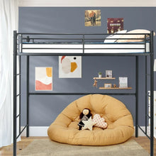 Load image into Gallery viewer, Modern Multifunctional Metal Bunk Bed with Double-Sided Ladder
