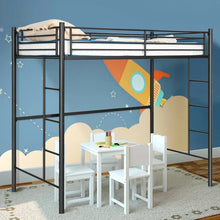 Load image into Gallery viewer, Modern Multifunctional Metal Bunk Bed with Double-Sided Ladder

