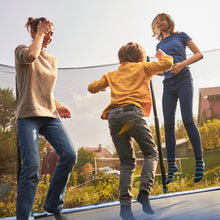 Charger l&#39;image dans la galerie, Outdoor Patio Black Trampoline with Safety Enclosure Net
