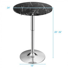 Load image into Gallery viewer, Costway Modern Round Extendable Dining Table Bar Table - Suitable for Restaurant and Bar
