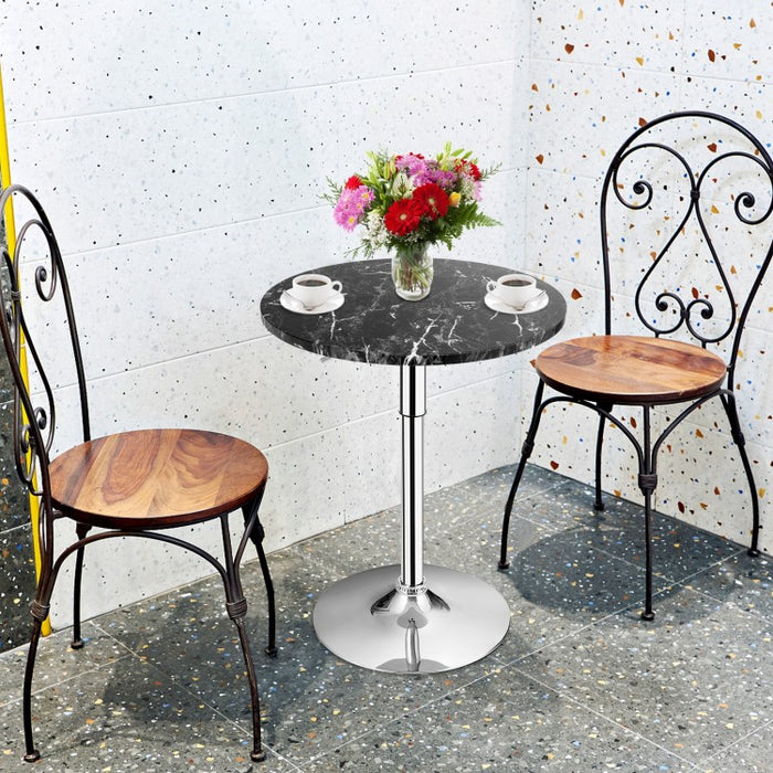 Costway Modern Round Extendable Dining Table Bar Table - Suitable for Restaurant and Bar