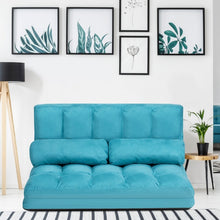Load image into Gallery viewer, 6-Level Adjustable Indoor Folding Floor Sofa Bed Furniture
