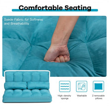 Load image into Gallery viewer, 6-Level Adjustable Indoor Folding Floor Sofa Bed Furniture

