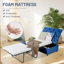 Load image into Gallery viewer, Costway Pull Out Sofa Bed Folding Bed Ottoman - Suitable for Living Room and Office
