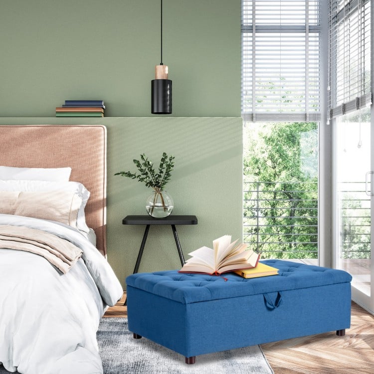 Costway Pull Out Sofa Bed Folding Bed Ottoman - Suitable for Living Room and Office