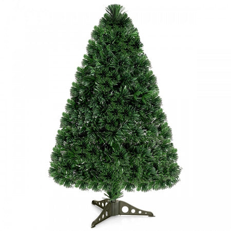 2024 Christmas Decorations - PVC Christmas Tree with Built-in LED Lights in 7 Color Options