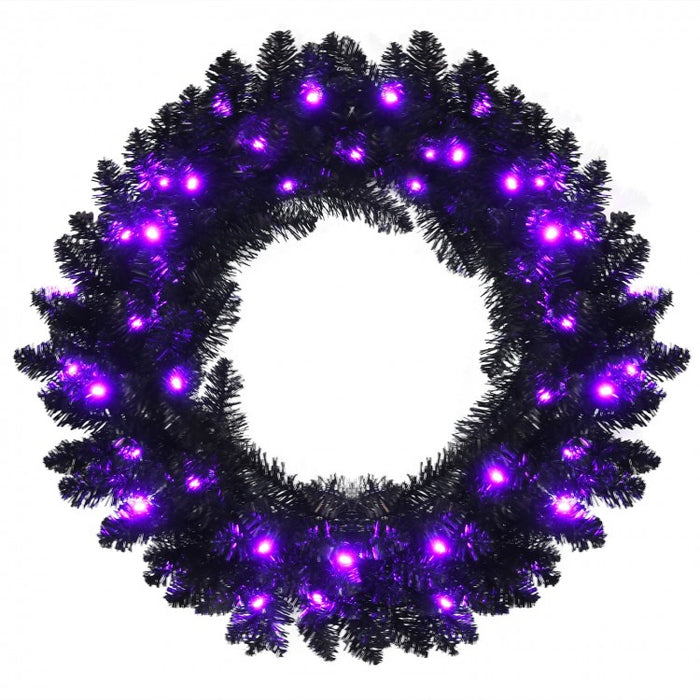 Costway Halloween Garland with 35 Built-in LED Lights - Suitable for Halloween Decorations