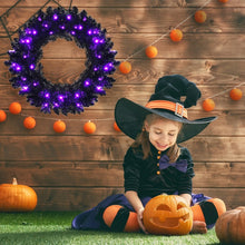 Load image into Gallery viewer, Costway Halloween Garland with 35 Built-in LED Lights - Suitable for Halloween Decorations
