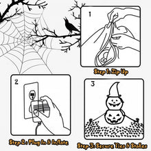 Load image into Gallery viewer, 2024 Costway Halloween Inflatable Pumpkin with Built-in LED and Witch Hat
