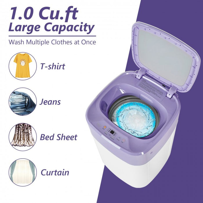 Costway 8lbs Portable Washing Machine with 6 Wash Modes