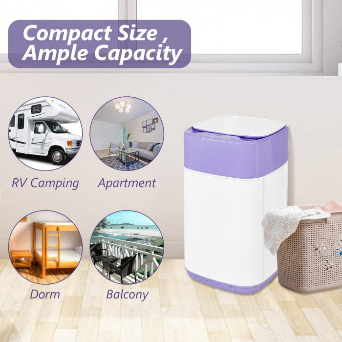 Costway 8lbs Portable Washing Machine with 6 Wash Modes