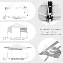 Load image into Gallery viewer, Costway 17x10 ft Outdoor Canopy Pop-Up Sunshade Adjustable Gazebo - Suitable for Backyard Garden Parties
