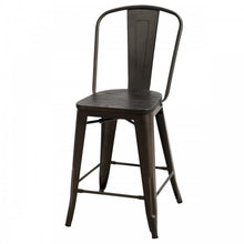 Load image into Gallery viewer, Industrial Style Dining Chairs - 4-Piece Set Bar Stools - Suitable for Bistro, Café, and Restaurant
