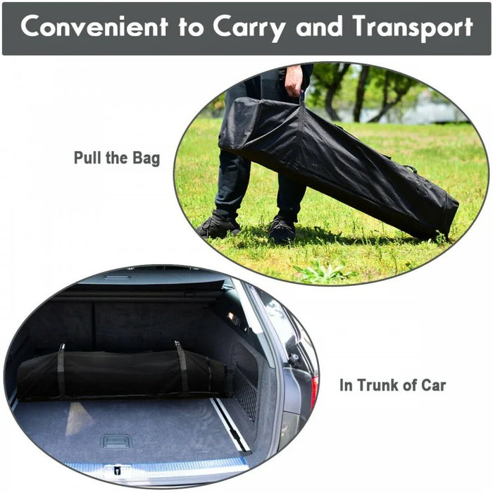 Outdoor Camping Portable 8x8 feet Pop-Up Gray Canopy Tent