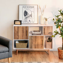 Load image into Gallery viewer, Multifunctional Modern Storage Cabinet Bookshelf TV Stand
