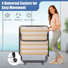 Charger l&#39;image dans la galerie, 360° Rotating Portable Folding Bed with Memory Foam Mattress
