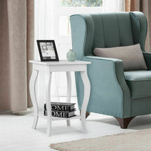 Load image into Gallery viewer, Costway Modern White Side Table Night Stand - Sofa End Table, Suitable for Bedroom and Living Room Decor
