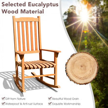 Charger l&#39;image dans la galerie, Outdoor Patio Garden Wooden Single-Seat Rocking Chair
