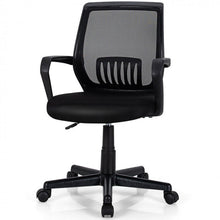 Load image into Gallery viewer, Black Mesh Swivel Adjustable Office Computer Chair with Lumbar Support
