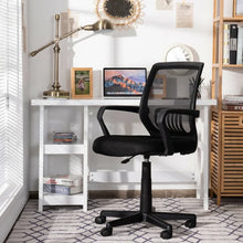 Load image into Gallery viewer, Black Mesh Swivel Adjustable Office Computer Chair with Lumbar Support
