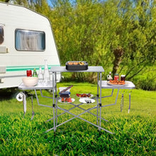 Load image into Gallery viewer, Outdoor Aluminum Portable Folding BBQ Table Grill
