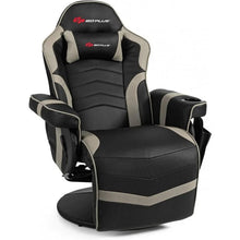 Charger l&#39;image dans la galerie, 2024 High-Back Massage Gaming Chair with Headrest and Cup Holder
