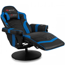 Charger l&#39;image dans la galerie, 2024 High-Back Massage Gaming Chair with Headrest and Cup Holder
