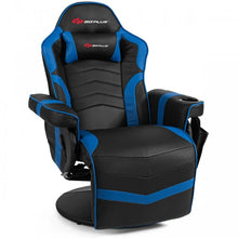 Charger l&#39;image dans la galerie, 2024 High-Back Massage Gaming Chair with Headrest and Cup Holder
