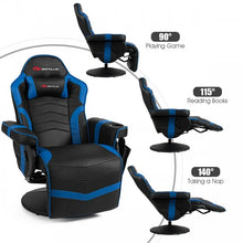 Charger l&#39;image dans la galerie, 2024 High-Back Massage Gaming Chair with Headrest and Cup Holder
