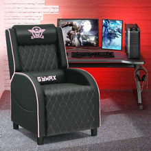 Charger l&#39;image dans la galerie, Gaming Massage Recliner Sofa with Headrest, Ideal for Home Theater
